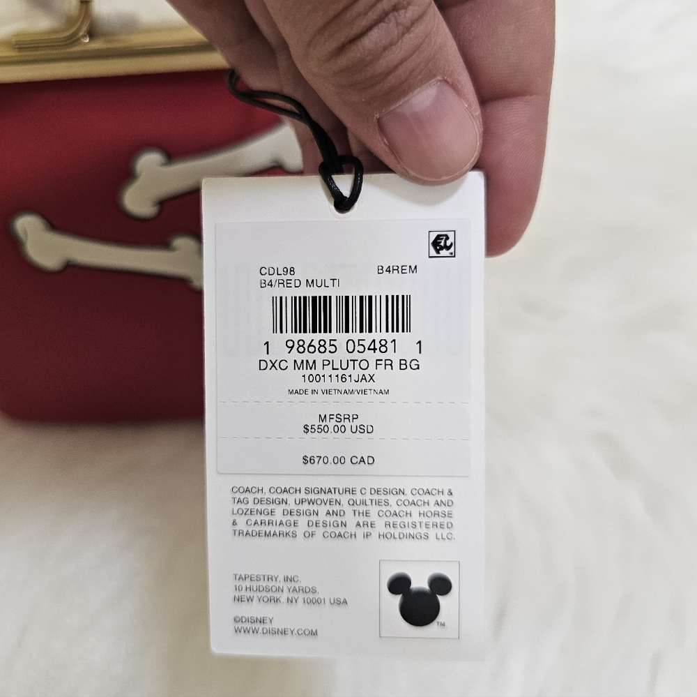 Disney X Coach Kisslock Frame Bag With Pluto - Picture 10 of 13